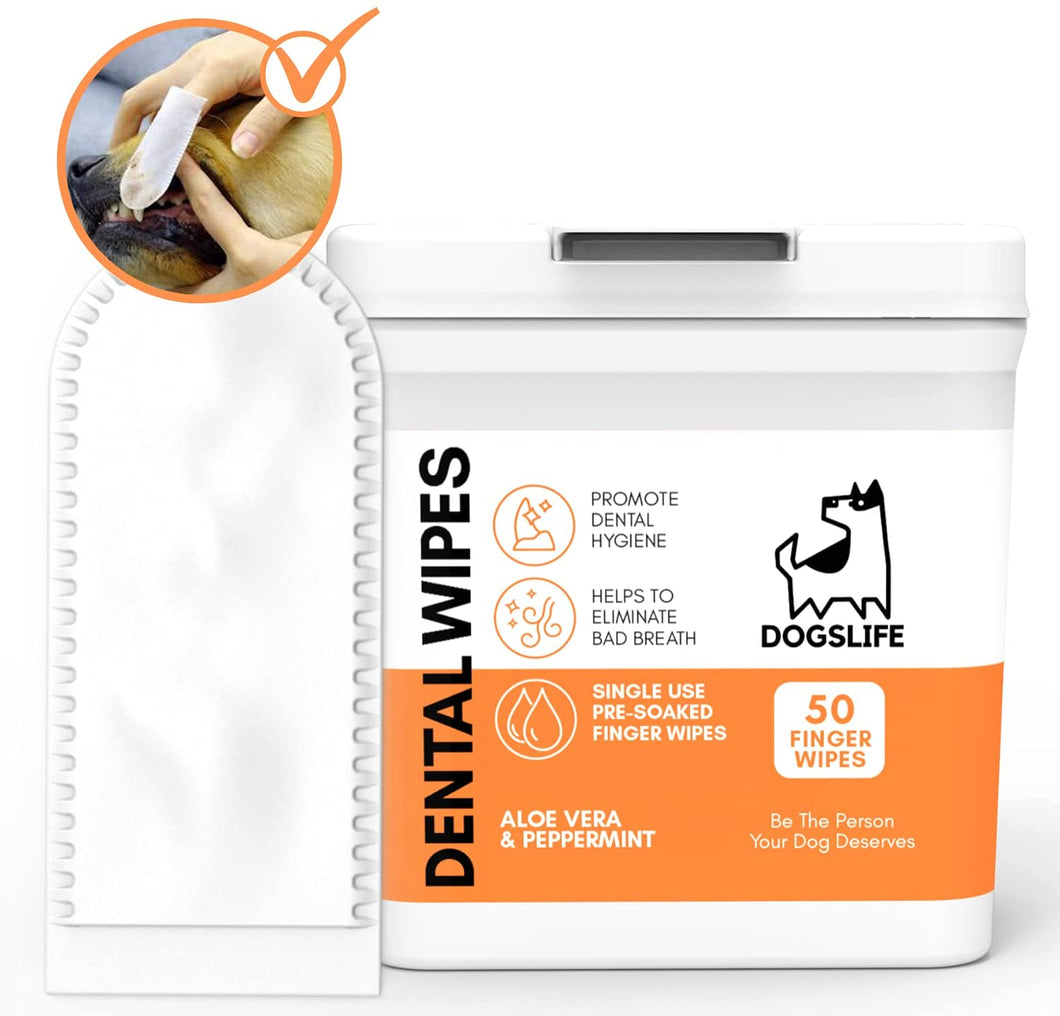 Dogslife Dental Cleaning Wipes For Dogs