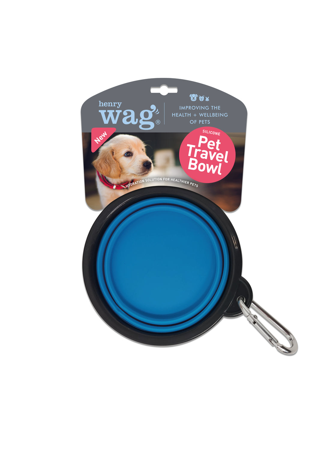 Henry Wag Travel Bowl for Vital Hydration