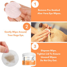 Load image into Gallery viewer, Dogslife Eye Cleaning Wipes For Dogs
