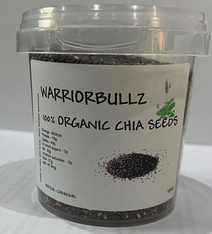 100% Organic Chia seeds 100g