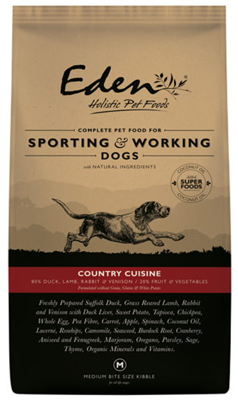 EDEN 80/20 COUNTRY CUISINE GAME WITH LAMB WORKING AND SPORTING DOG 15KG