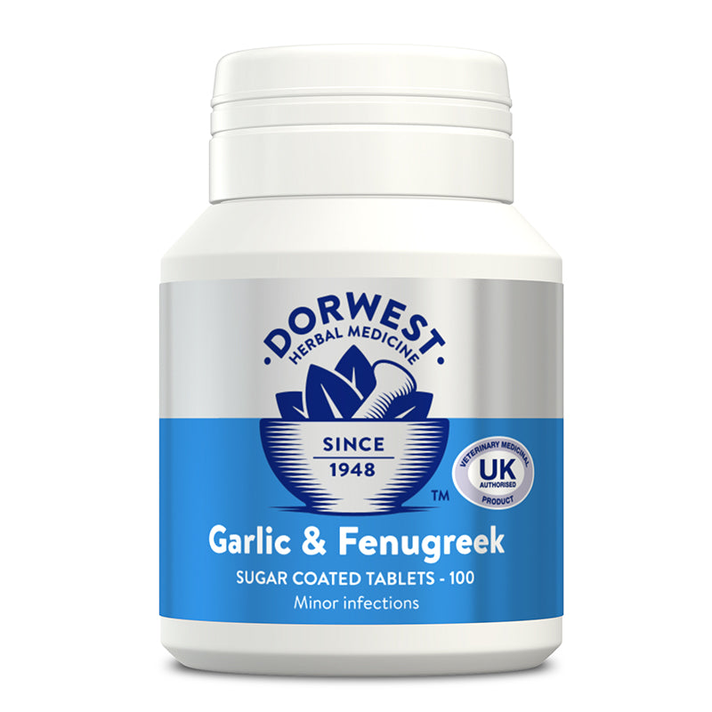Garlic & Fenugreek Tablets For Dogs And Cats