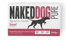 Load image into Gallery viewer, Naked Dog Pure Beef raw dog food
