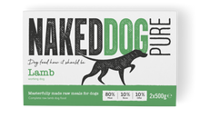 Load image into Gallery viewer, Naked Dog Pure Lamb raw dog food
