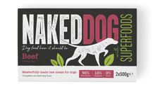 Load image into Gallery viewer, Naked Dog Superfoods Beef raw dog food
