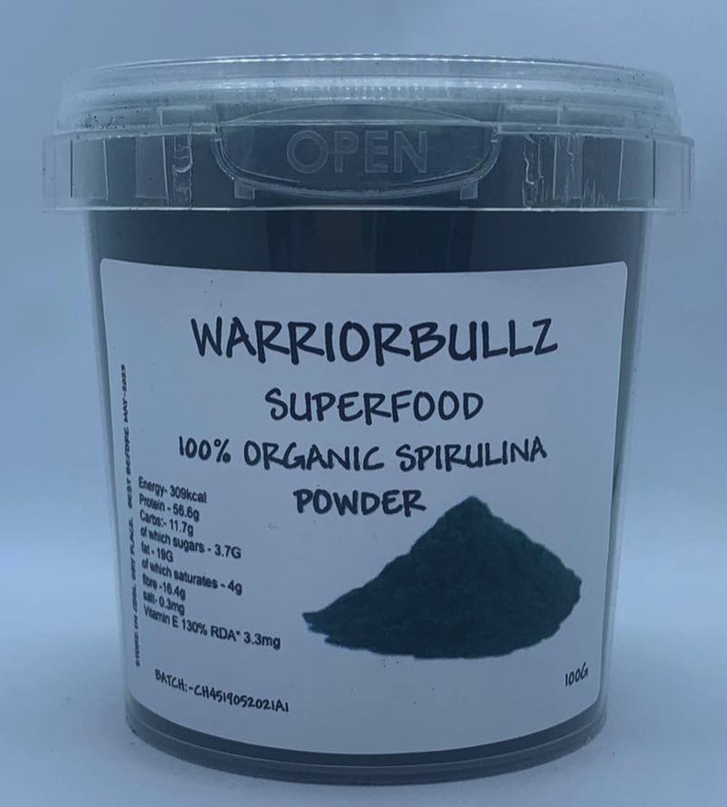 Organic Spirulina ( Green ) Super food 100g