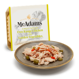 McAdams Whole Free-Range Chicken & Garden Vegetables Dog 150g