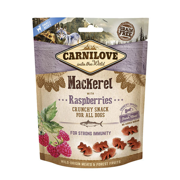 Carnilove Mackerel with Raspberries Crunchy Treats 200g