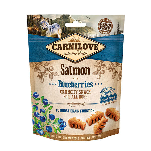 Carnilove Salmon with Blueberries Crunchy Treats 200g