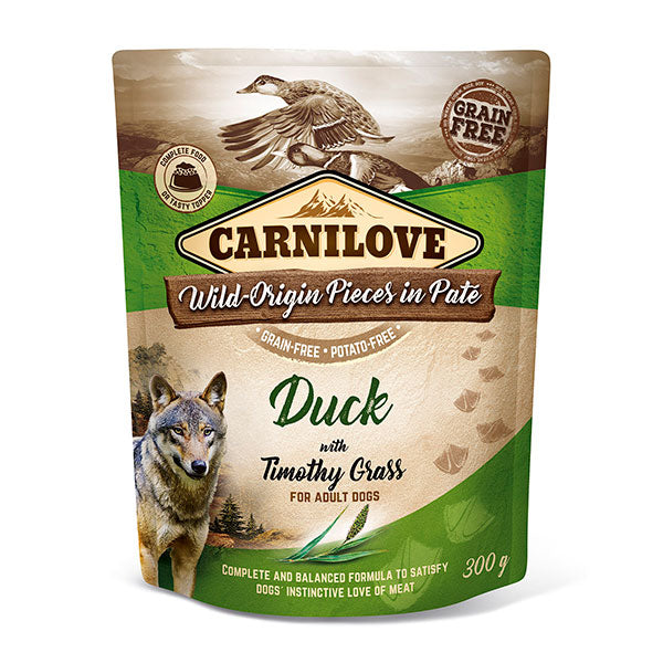 Carnilove Duck with Timothy Grass (Wet Pouch) 300g