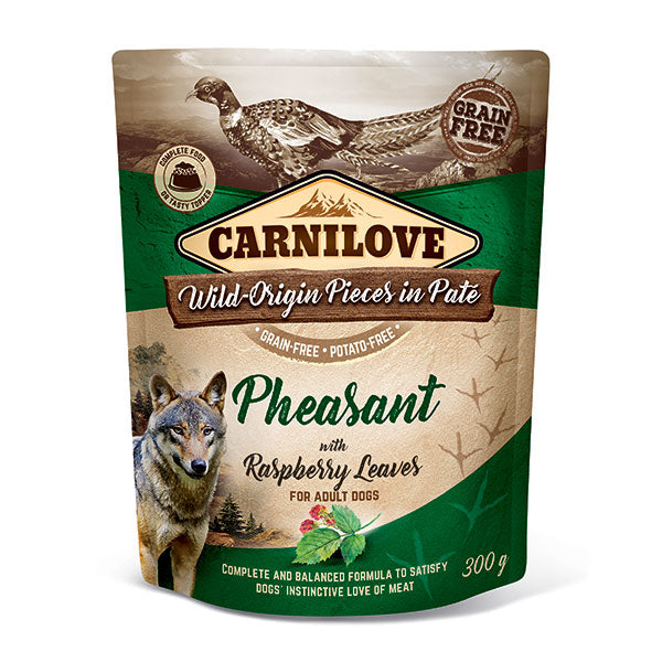 Carnilove Pheasant with Raspberry Leaves (Wet Pouch) 300g