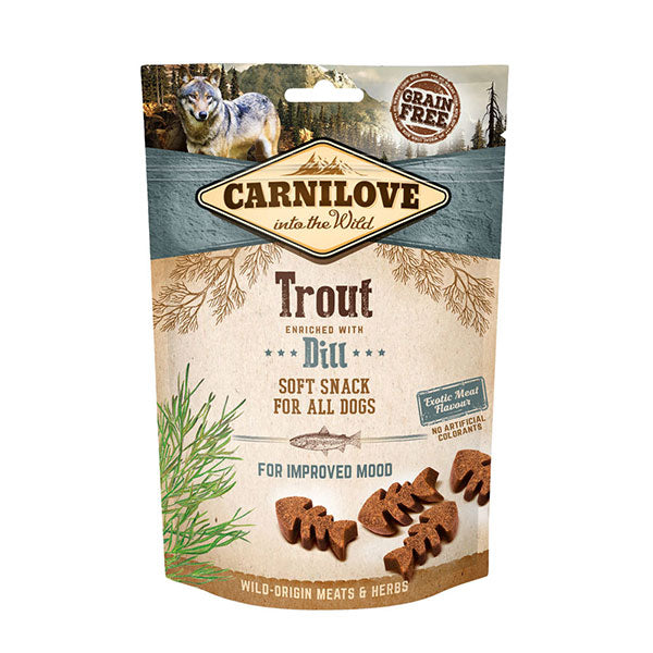 Carnilove Trout with Dill Semi Moist Treats 200g