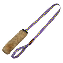 Load image into Gallery viewer, tug-e-nuff Rabbit Skin Chaser Tug with Squeaker
